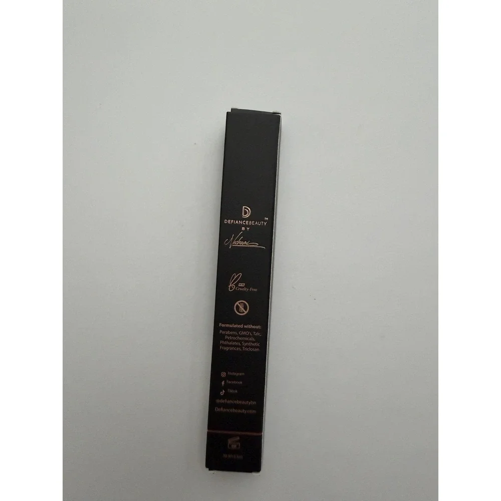 NIB - DEFIANCE BEAUTY Infinity Liquid Eyeliner ENIGMA Carbon Black - 0.5 mL